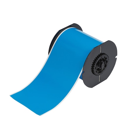 Brady All Weather Permanent Adhesive Vinyl Label Tape for B30 Printers 4in Light Blue B30C-4000-595-LB